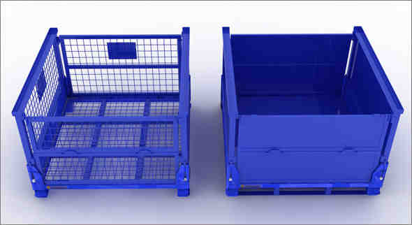 steel pallet box