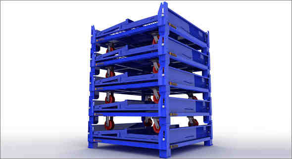 steel pallet box
