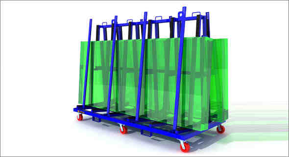 A frame transport rack