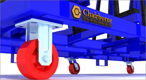 A frame transport rack