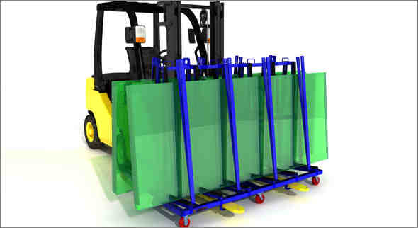 A frame transport rack