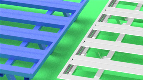 heavy duty metal pallet