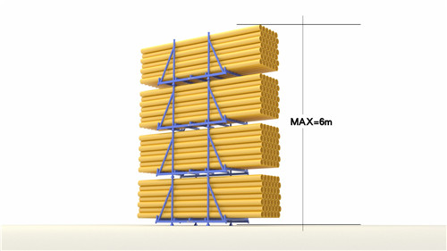 Pipe storage rack