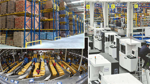 Aluminum alloy fluent strip shelf