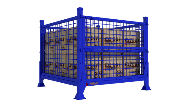 Stackable Rigid Wire Baskets