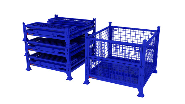 Stackable Rigid Wire Baskets
