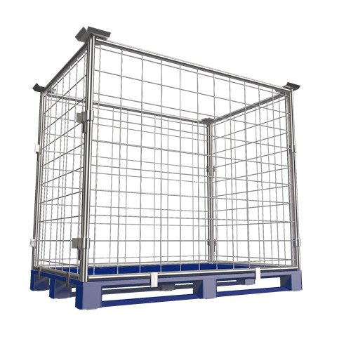 Pallet metal fence