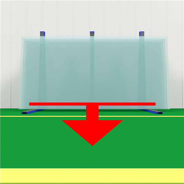 Glass Panel Storage Rack