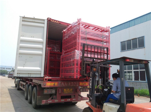 portable stacking pallet racks