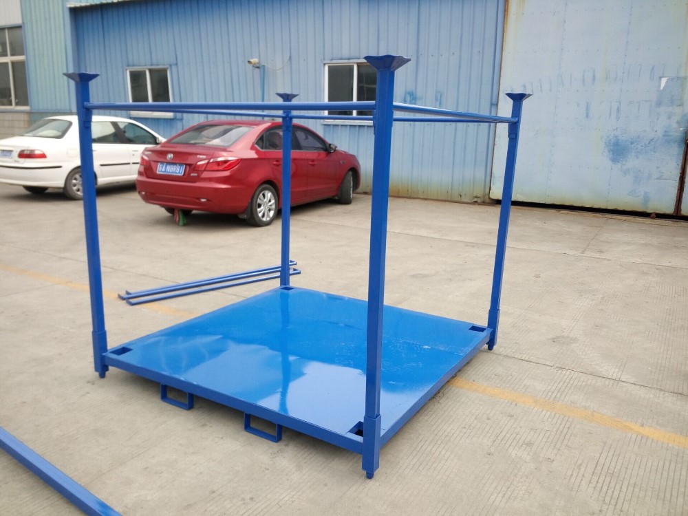 portable stacking pallet racks