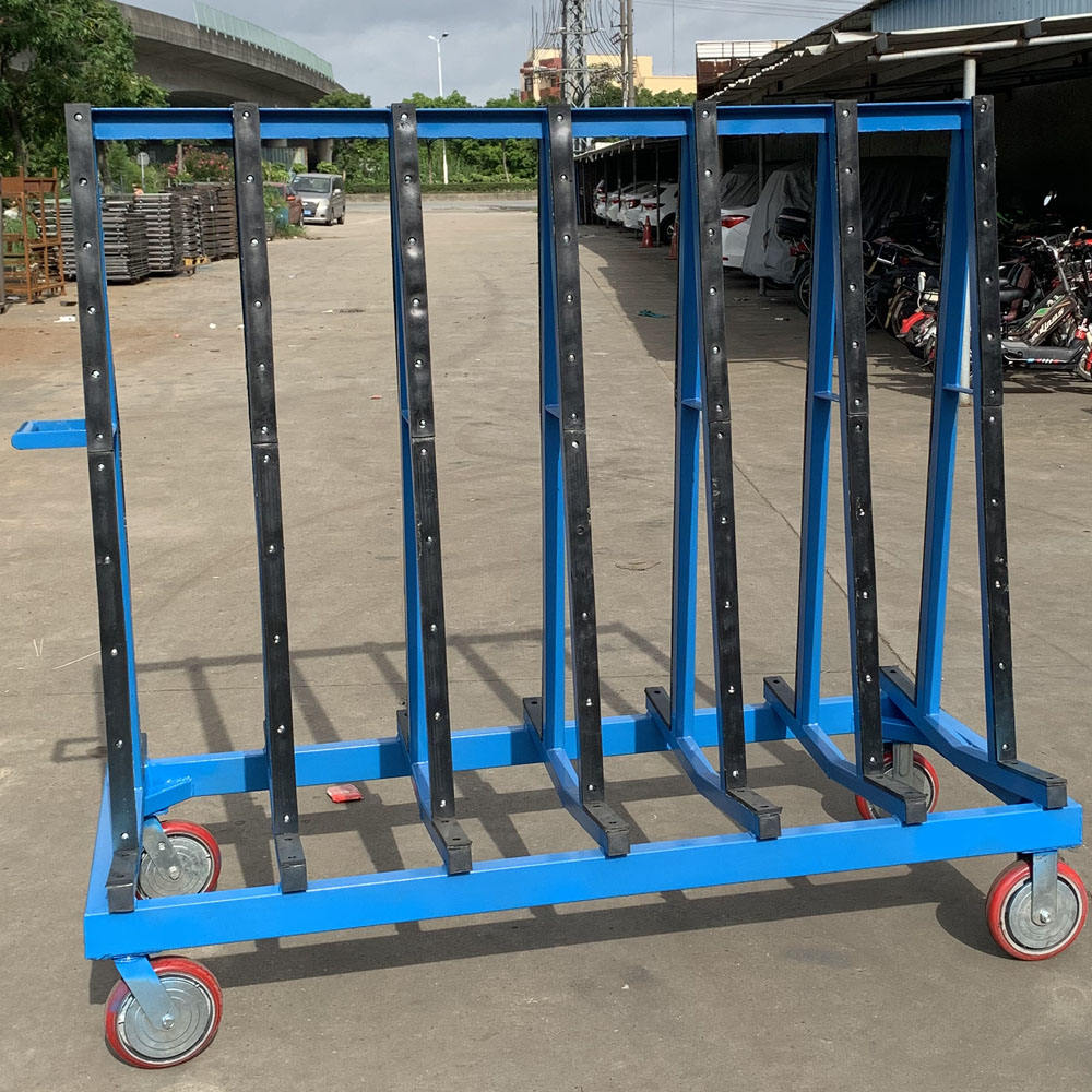 Customized size warehouse racking system glass rack rolling storage rack