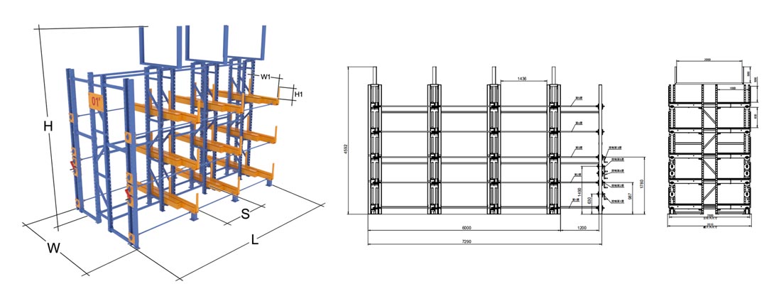 Roll Out Cantilever