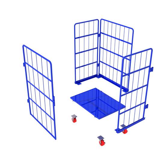 3D Model of a Mobile Cage Trolley