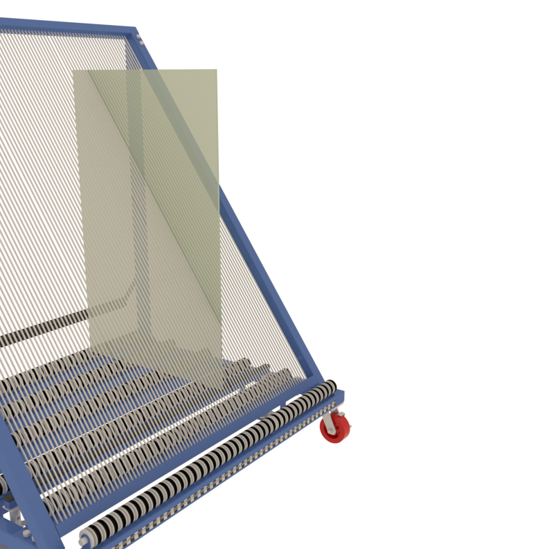 Glass Harp Rack