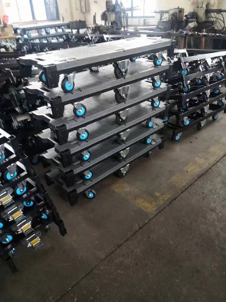 Warehouse U Boat carts in production at the factory
