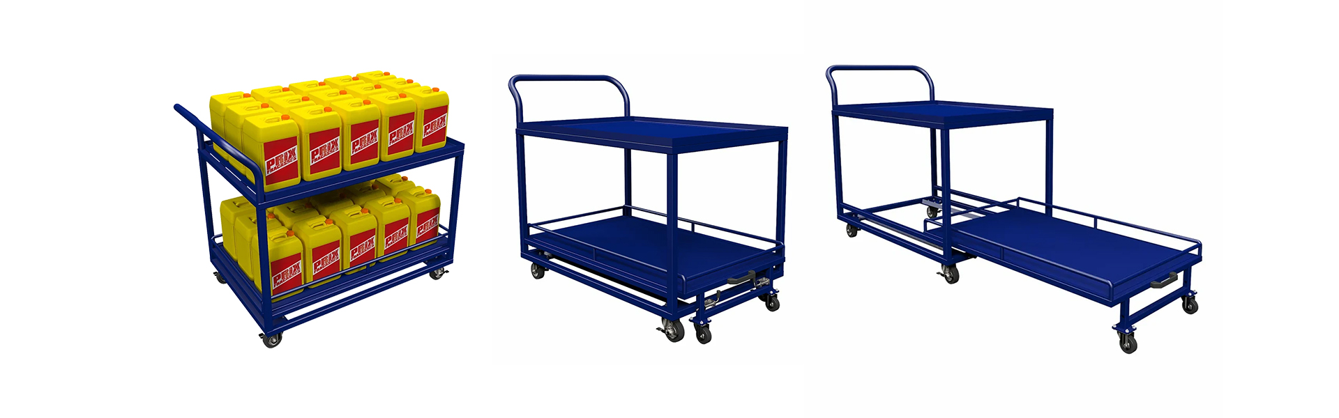 two tier cart on wheels