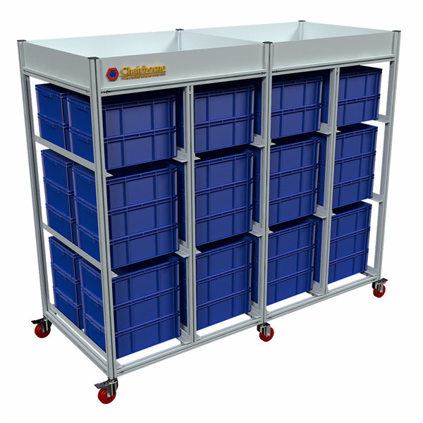 Aluminum profile turnover car