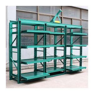 Drawer Type Metal Storage Mold Rack With Crane