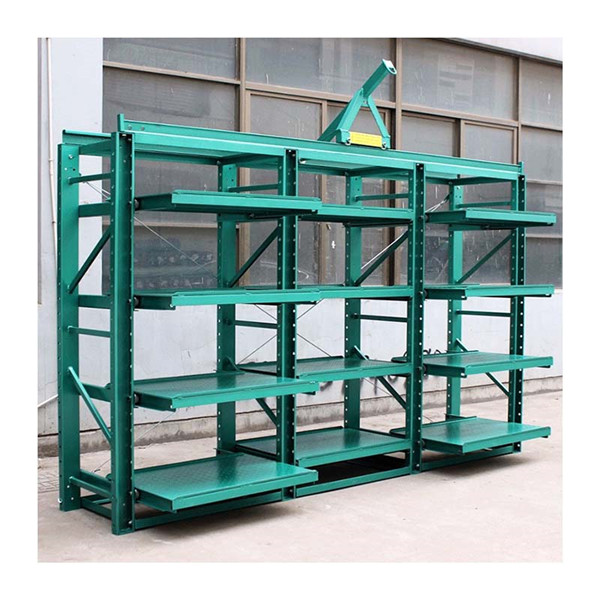 Drawer Type Metal Storage Mold Rack With Crane