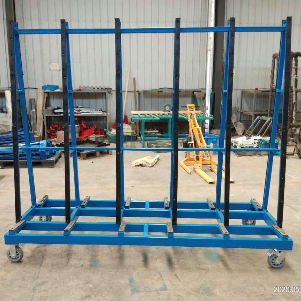 A type Glass pack storage rack for transport in factory