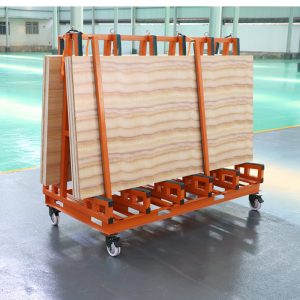 A frame transport rack for granite