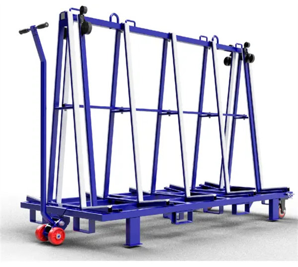 Customized Design Steel Frame Glass Rack