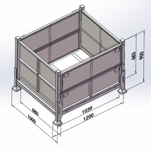 Meta Description: Discover how Mybox’s customizable metal pallet containers with adaptive doors and mobility features transformed operations for a Fortune 500 manufacturer.  The Challenge: Inflexible Storage in Fast-Paced Manufacturing  A global automot