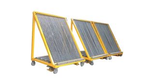 How Can Operations Managers Reduce ＂Waiting Waste＂ Between Edging and Washing with Mobile Buffer Racks?