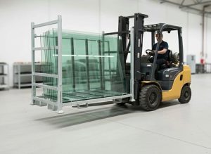 Why use a glass storage transport rack for mirror shops and installers?