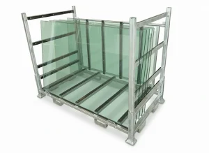glass storage racks