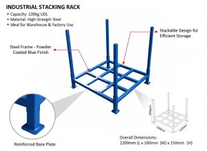 Are heavy duty galvanized stillages more cost-effective than painted racks for foundry environments?