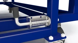 What is the best 2 tier order picking trolley for heavy industrial use?