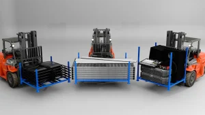 Galvanized vs powder coated steel stillages for tires