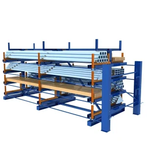 roll out cantilever rack for 6m steel tubing