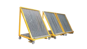 Mobile Glass Harp Cart