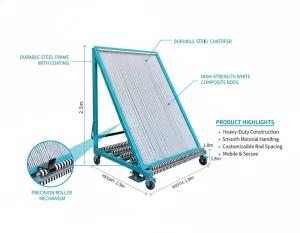 Insulated Glass Production Cart