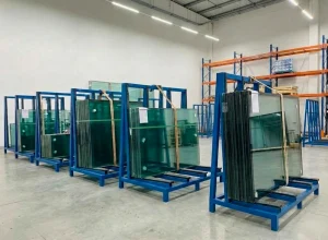 Sustainable green logistics glass carriers