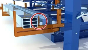 Retractable cantilever racking