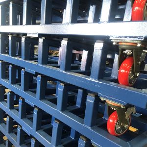 Save 55% Freight: Detachable A-Frame Logistics Racks