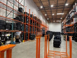 Outdoor stackable metal warehouse pallets