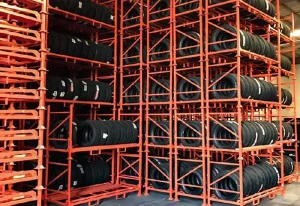 Seasonal storage stacking frames