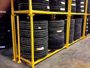 Stackable steel racks