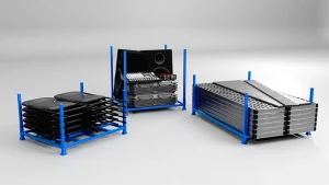 Galvanized stack racks